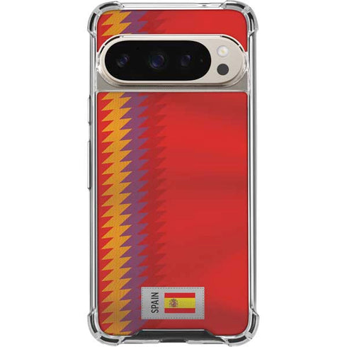 Spain Soccer Flag Pixel 9 Pro XL Clear Case